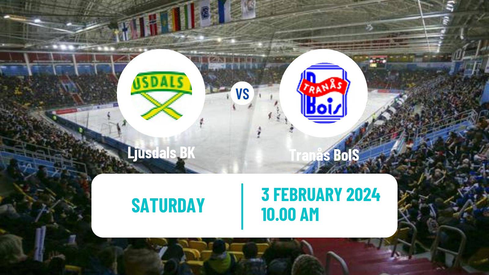 Bandy Swedish Allsvenskan Bandy Ljusdal - Tranås BoIS