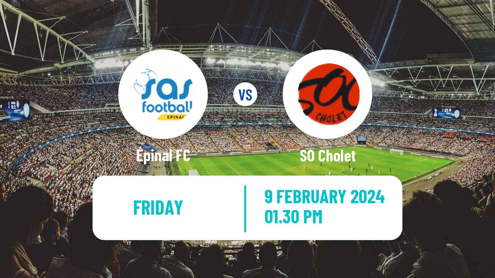 Soccer French National League Épinal - Cholet