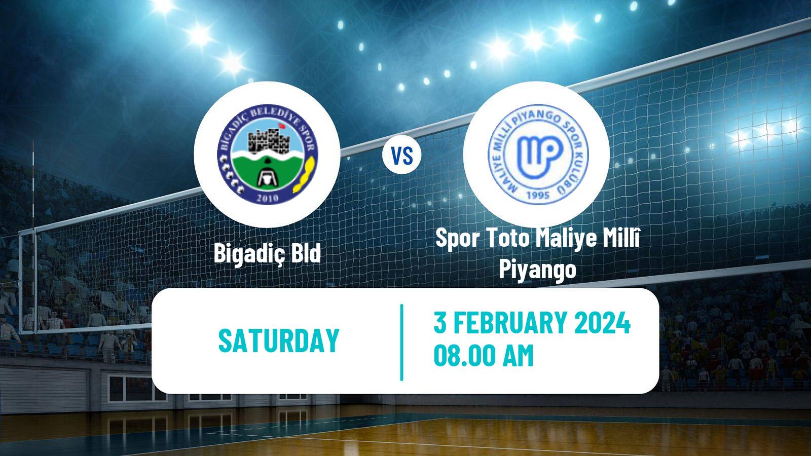 Volleyball Turkish Efeler Ligi Volleyball Bigadiç Bld - Spor Toto Maliye Millî Piyango
