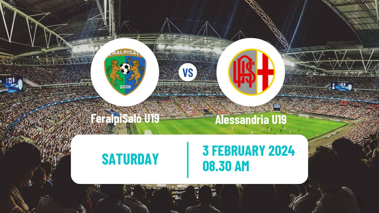 Soccer Italian Primavera 2 FeralpiSalò U19 - Alessandria U19