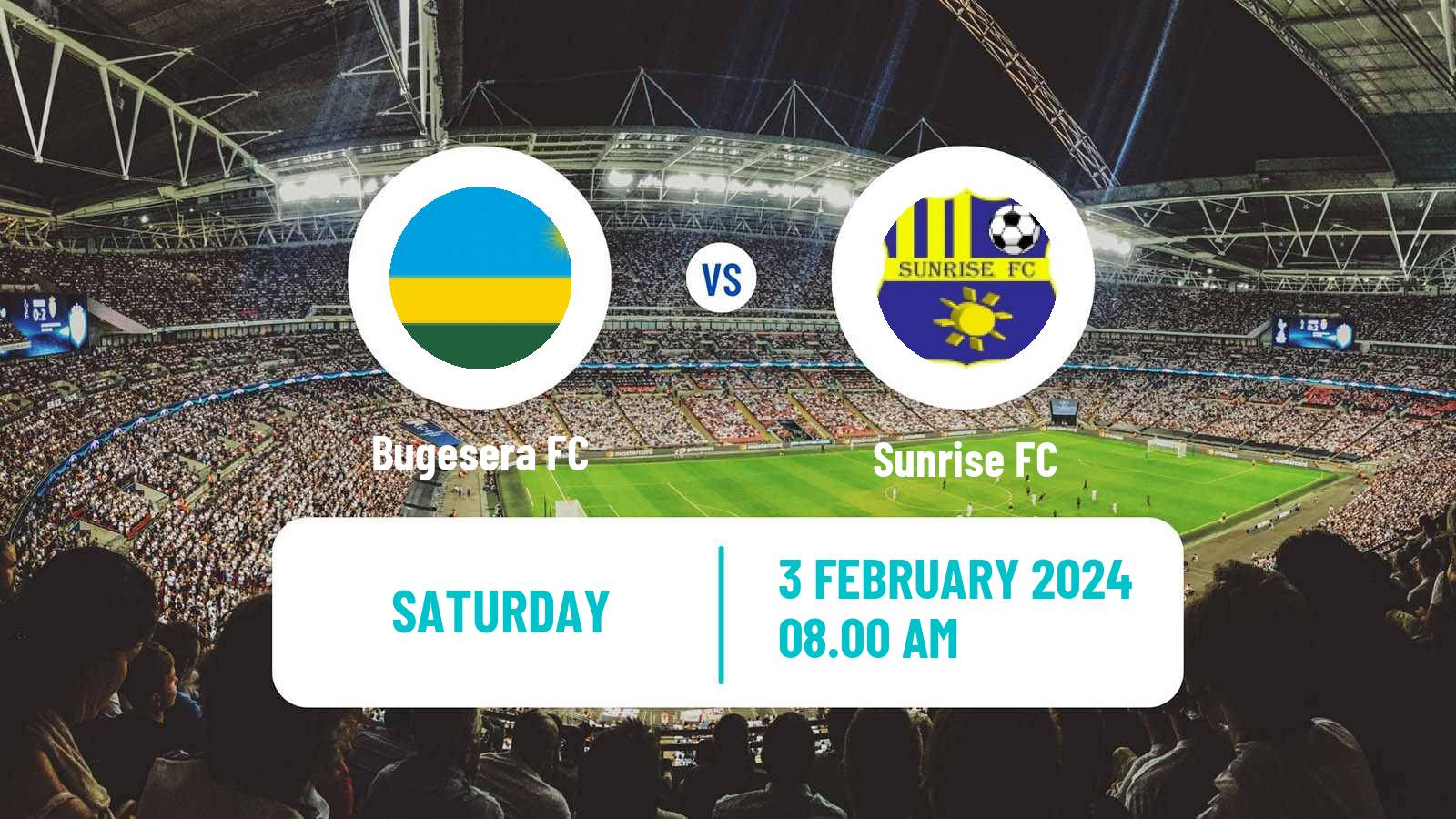 Soccer Rwanda Premier League Bugesera - Sunrise