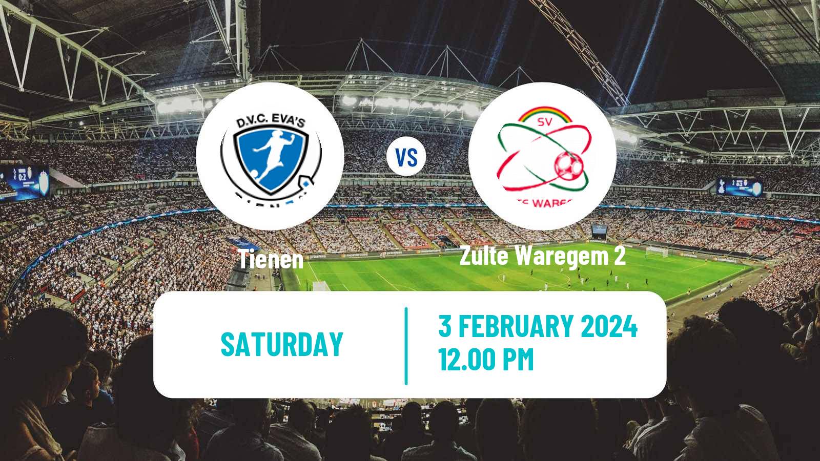 Soccer Belgian 1st National Women Tienen - Zulte Waregem 2