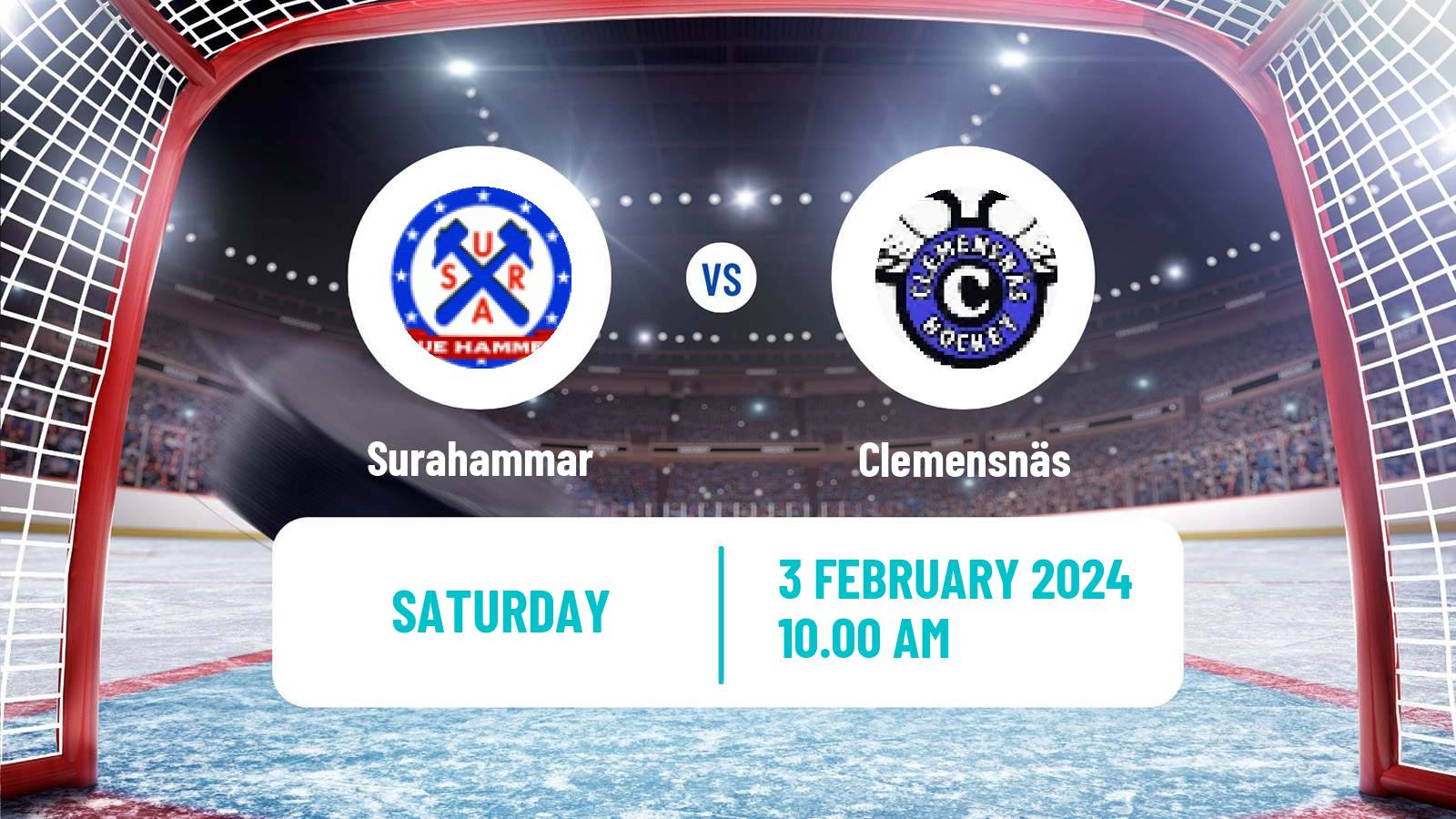 Hockey Swedish HockeyEttan Norra Var Surahammar - Clemensnäs