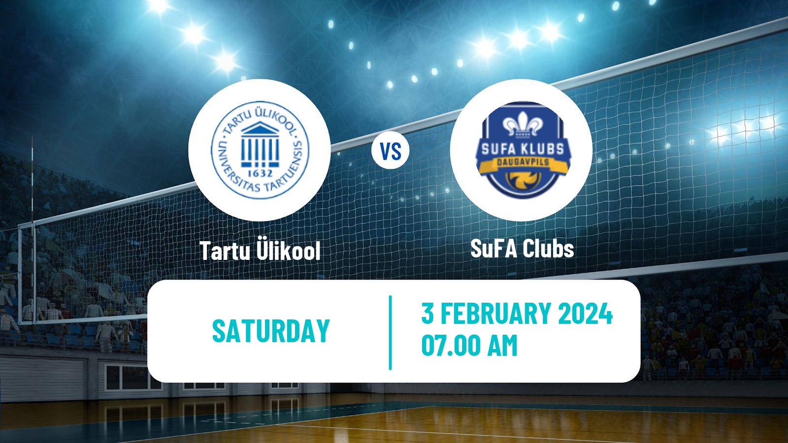 Volleyball Baltic League Volleyball Women Tartu Ülikool - SuFA