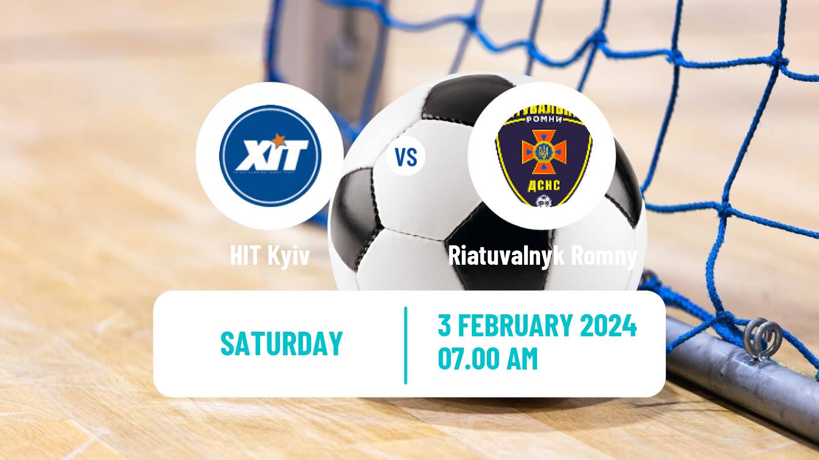 Futsal Ukrainian Extra Liga Futsal HIT Kyiv - Riatuvalnyk Romny