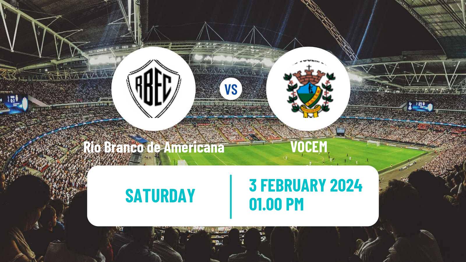 Soccer Brazilian Campeonato Paulista A4 Rio Branco de Americana - VOCEM