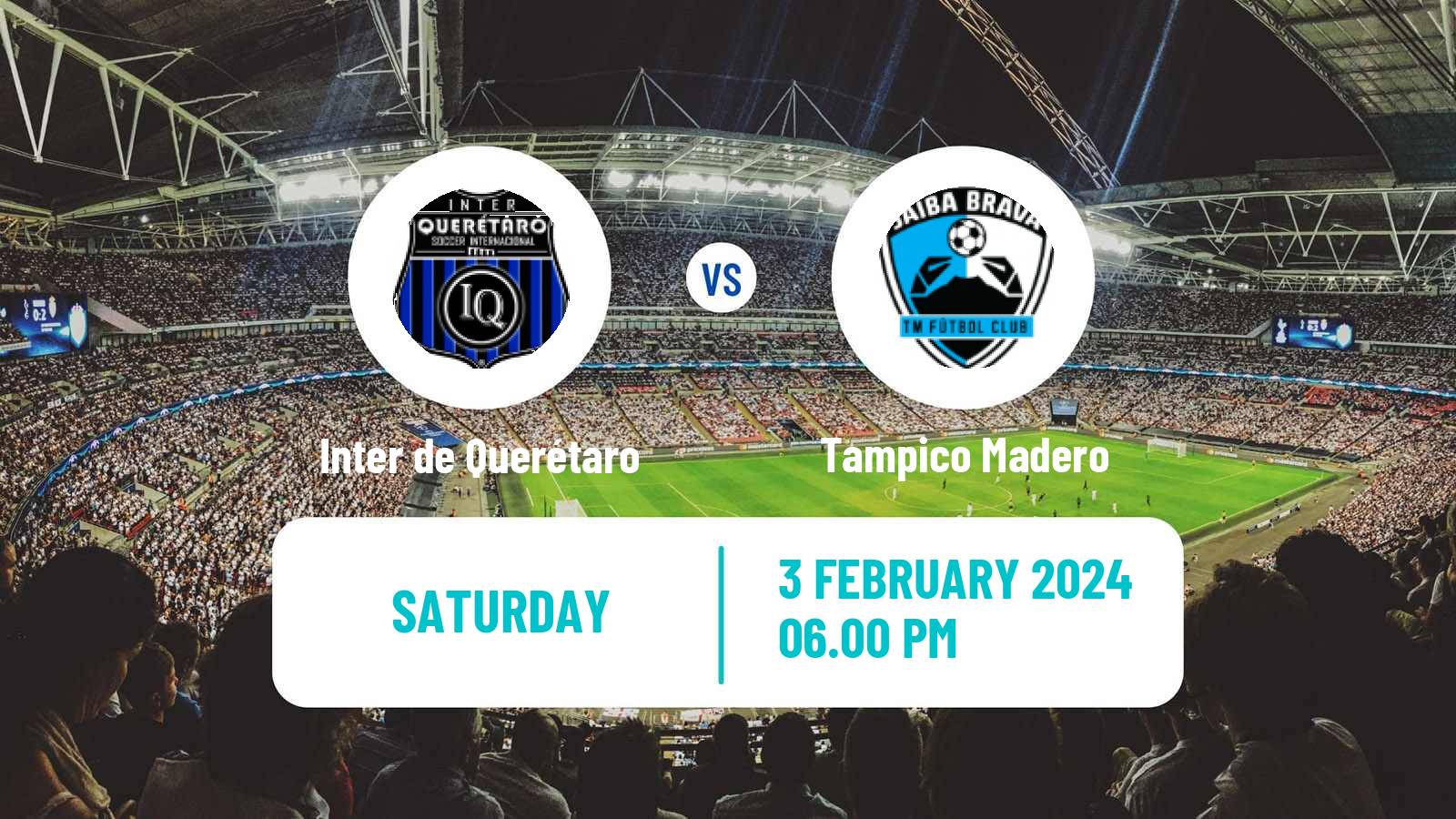 Football Mexican Liga Premier Serie A Inter de Querétaro - Jaiba Brava