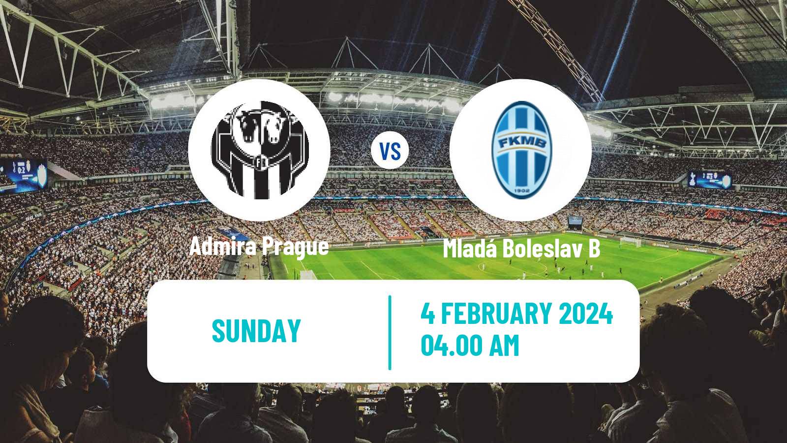 Soccer Club Friendly Admira Prague - Mladá Boleslav B
