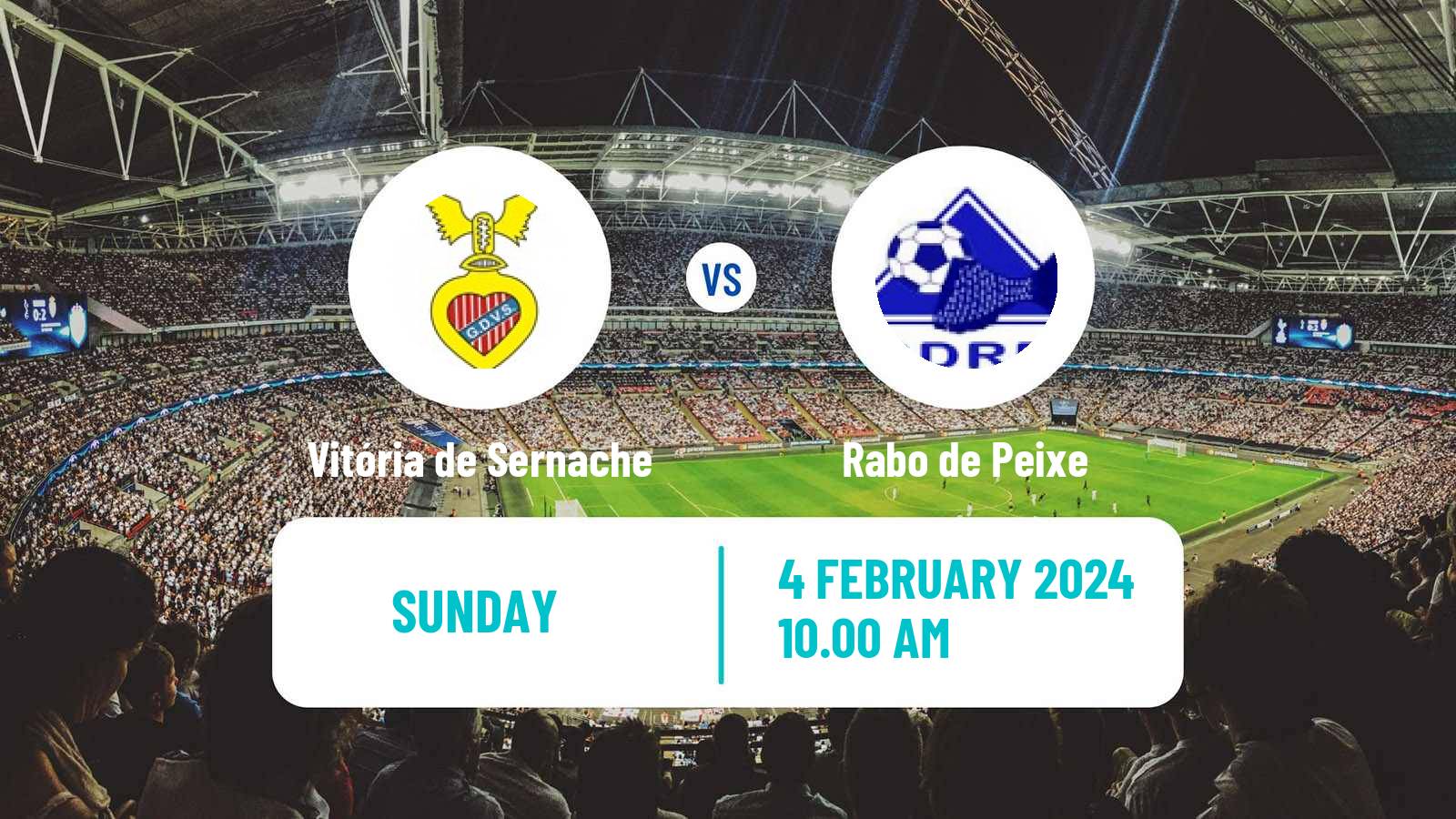 Soccer Campeonato de Portugal - Group C Vitória de Sernache - Rabo de Peixe