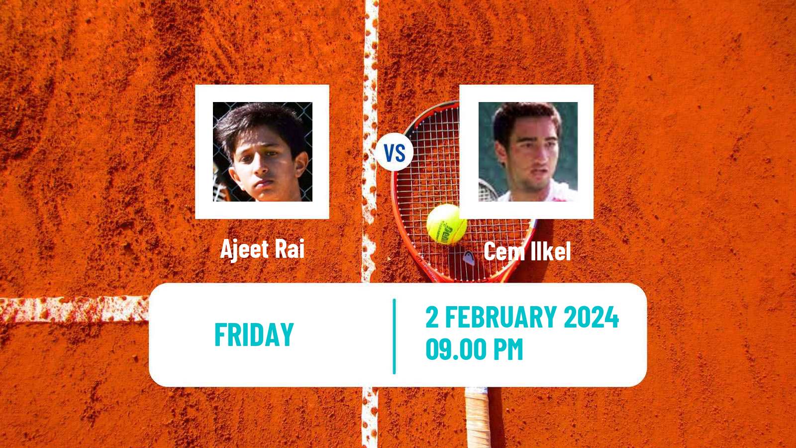Tennis Davis Cup World Group I Ajeet Rai - Cem Ilkel