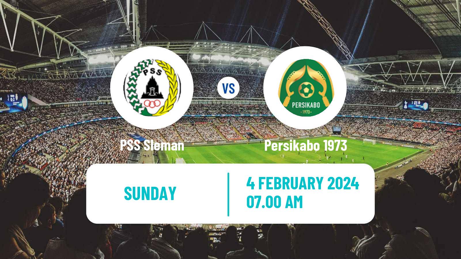 Soccer Indonesian Liga 1 PSS Sleman - Persikabo 1973