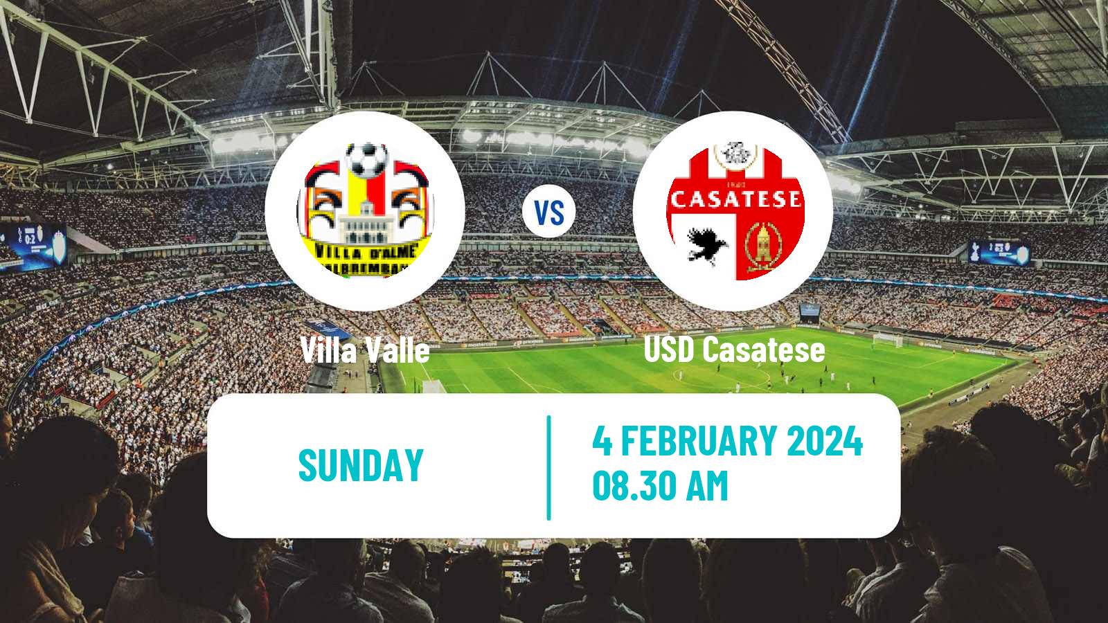 Soccer Italian Serie D - Group B Villa Valle - Casatese