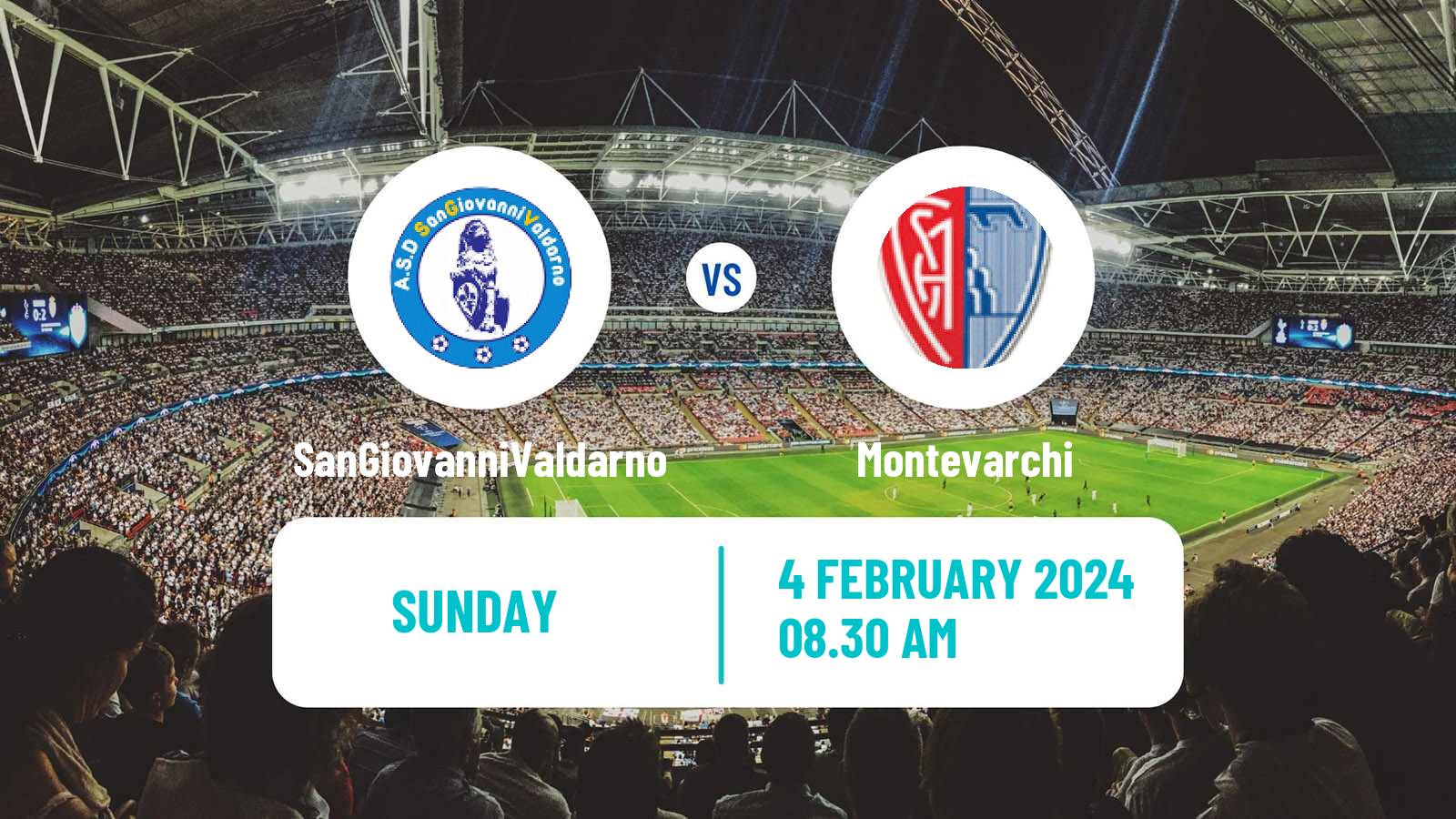 Soccer Italian Serie D - Group E SanGiovanniValdarno - Montevarchi