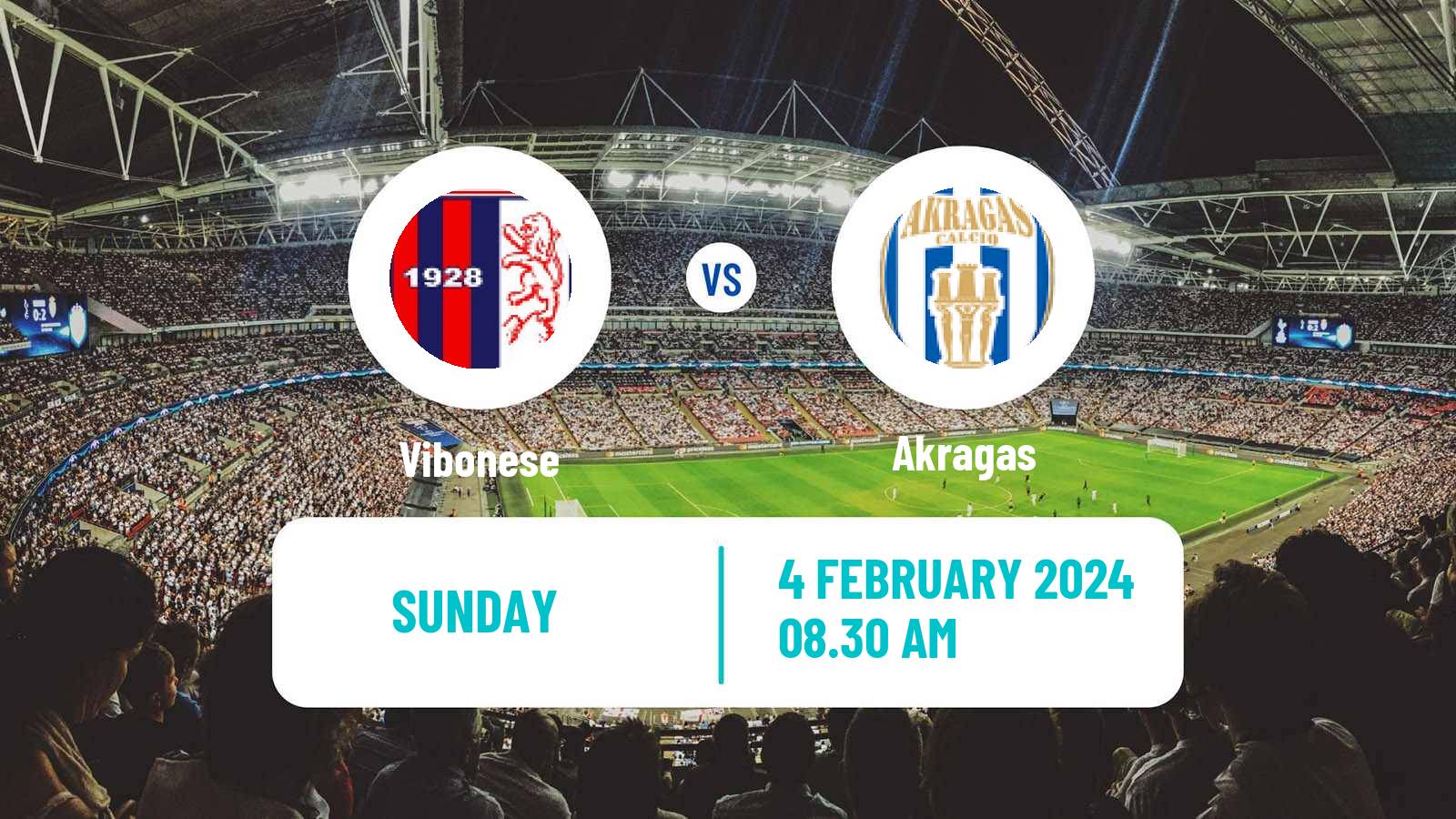 Soccer Italian Serie D - Group I Vibonese - Akragas