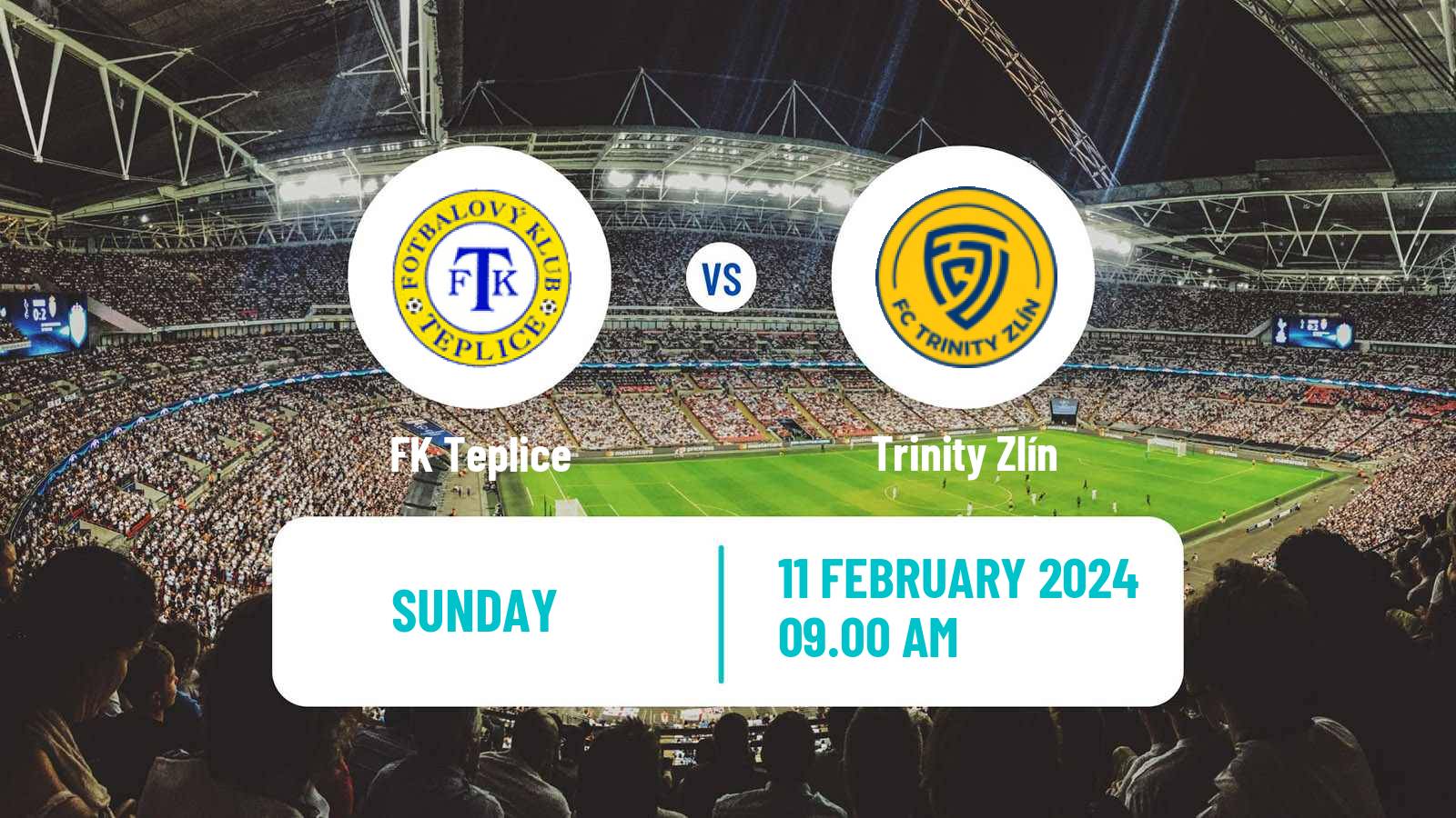 Soccer Czech 1 Liga Teplice - Zlín
