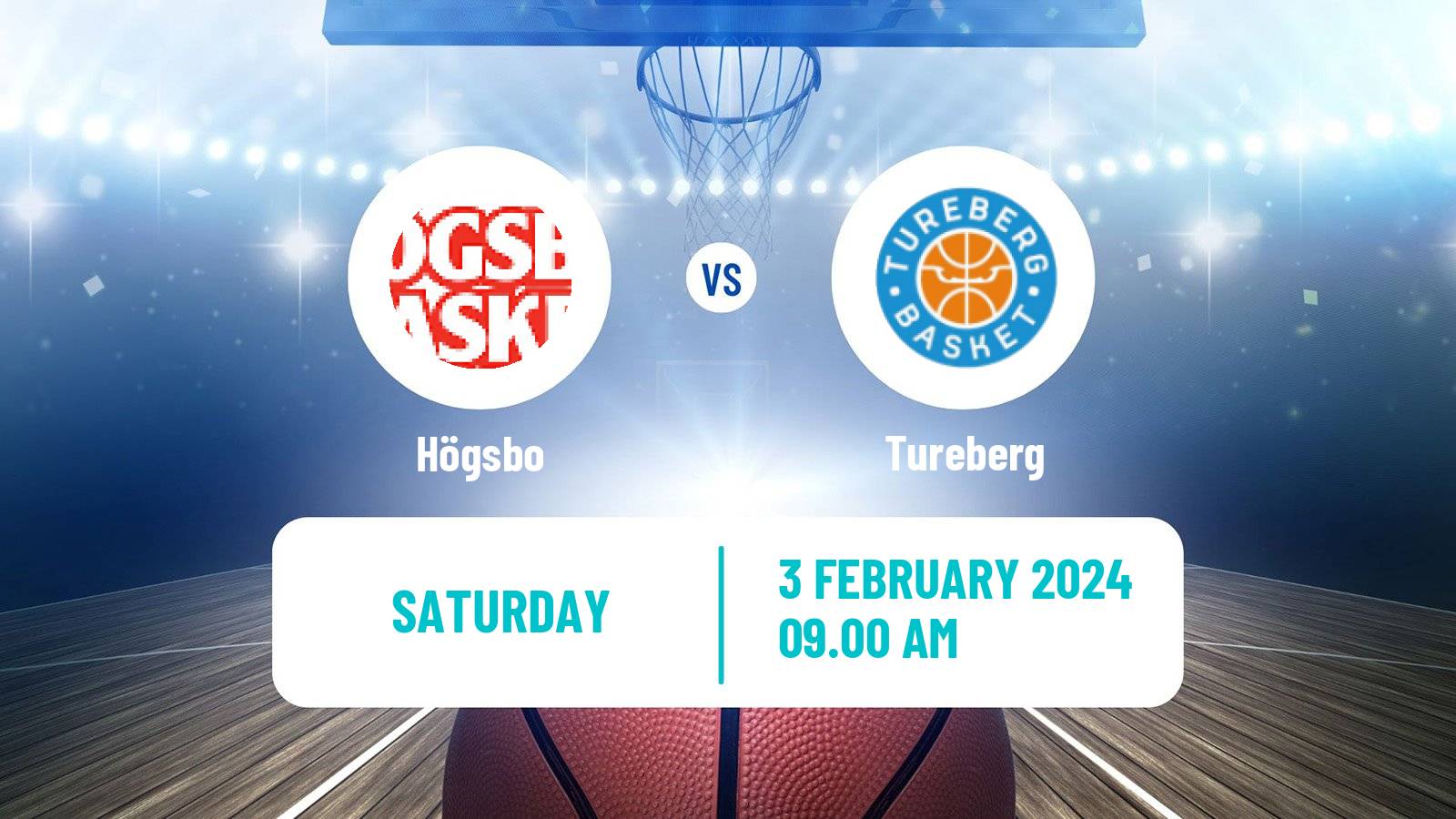 Basketball Swedish Superettan Basketball Högsbo - Tureberg