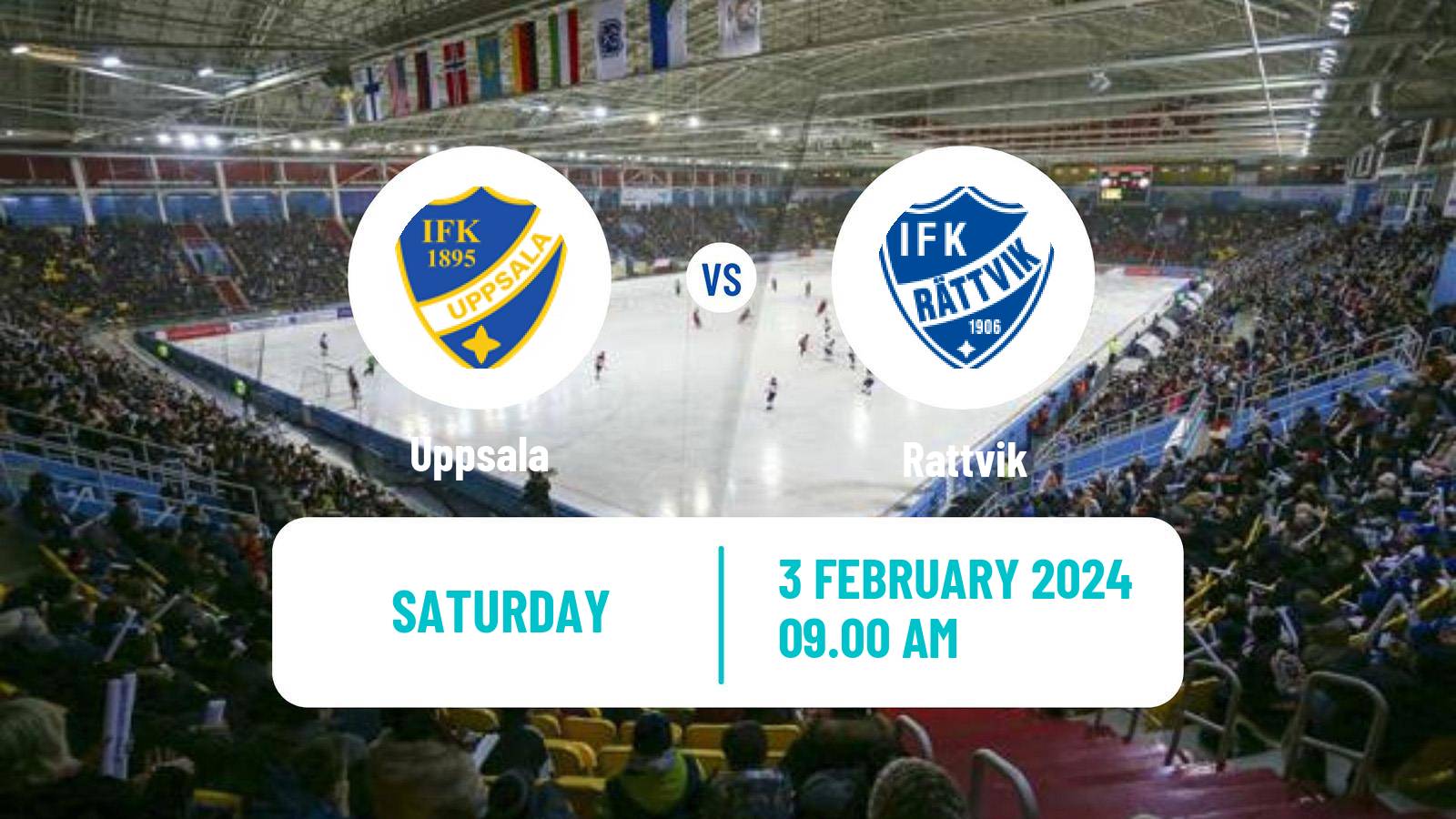 Bandy Swedish Elitserien Bandy Women Uppsala - Rattvik