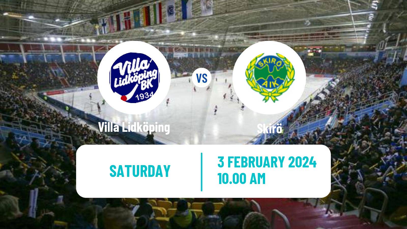 Bandy Swedish Elitserien Bandy Women Villa Lidköping - Skirö