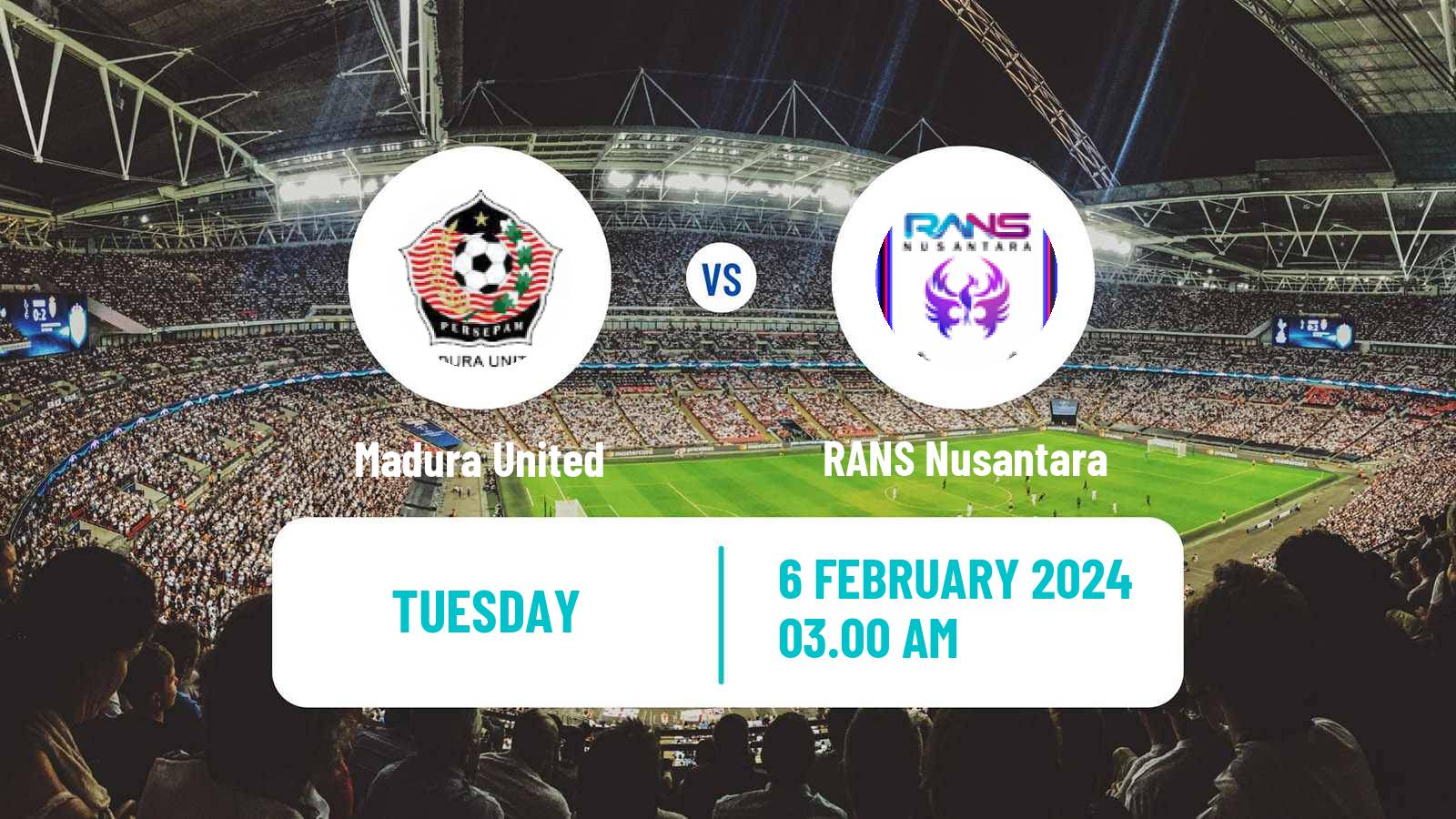 Soccer Indonesian Liga 1 Madura United - RANS Nusantara
