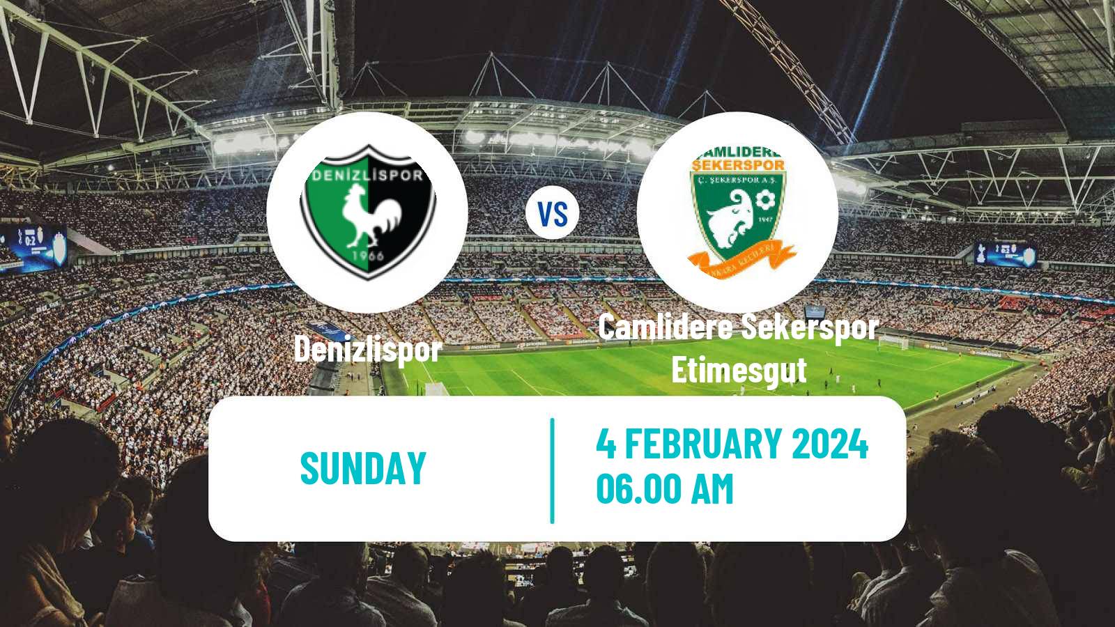 Soccer Turkish Second League Red Group Denizlispor - Etimesgut