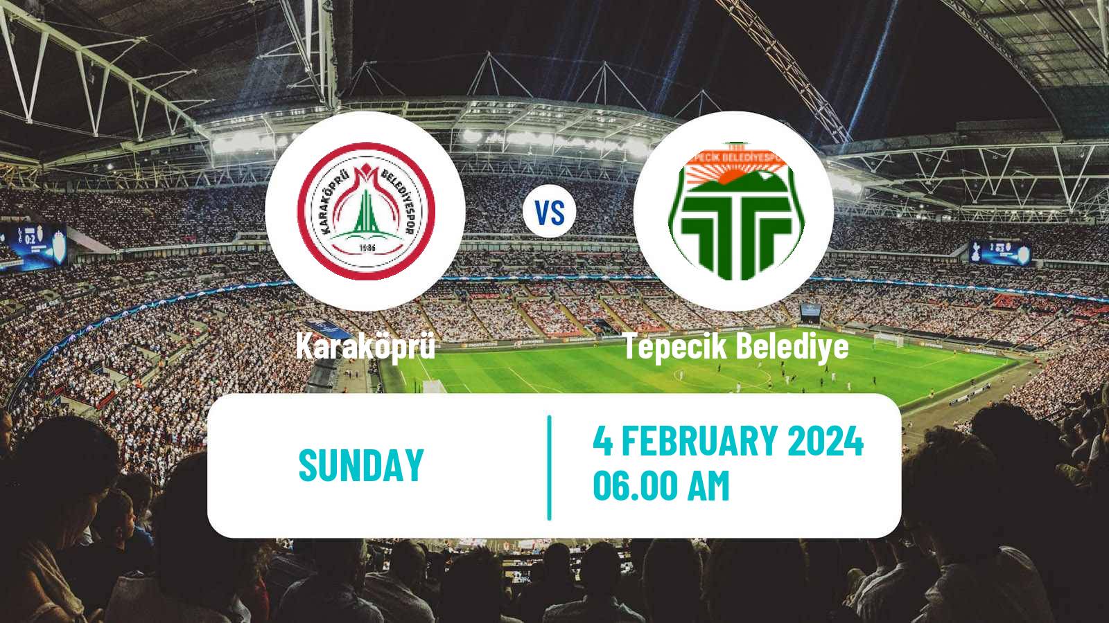 Soccer Turkish 3 Lig Group 3 Karaköprü - Tepecik Belediye