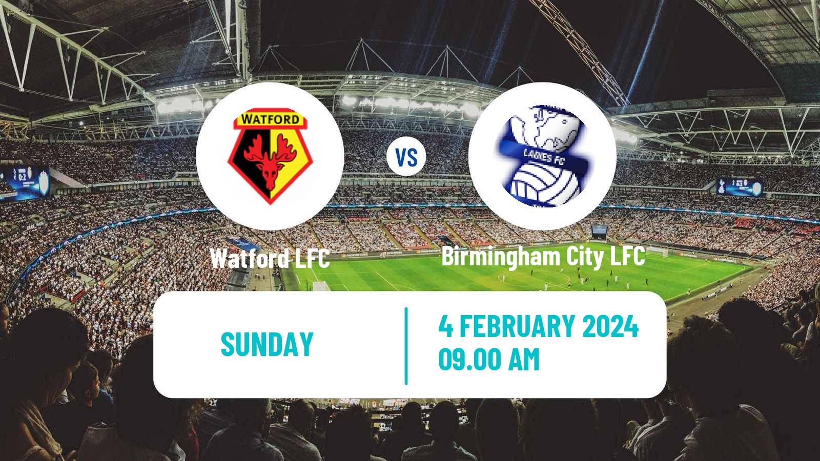 Soccer English Women Championship Watford - Birmingham City LFC