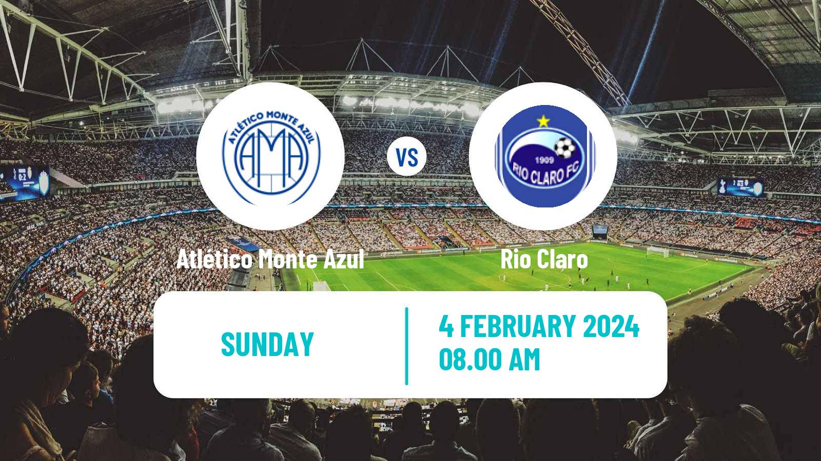 Soccer Brazilian Campeonato Paulista A2 Atlético Monte Azul - Rio Claro