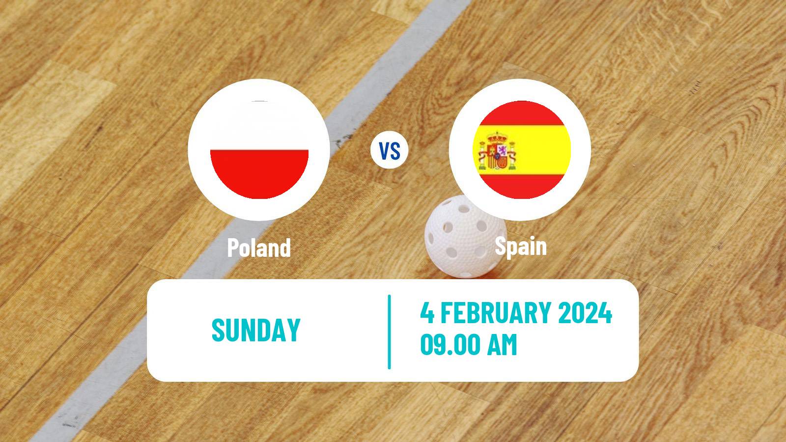 Floorball World Championship Floorball Poland - Spain