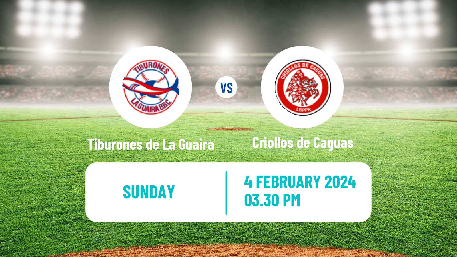 Baseball Baseball Caribbean Series Tiburones de La Guaira - Criollos de Caguas