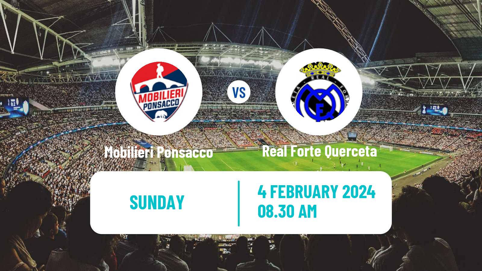Soccer Italian Serie D - Group E Mobilieri Ponsacco - Real Forte Querceta
