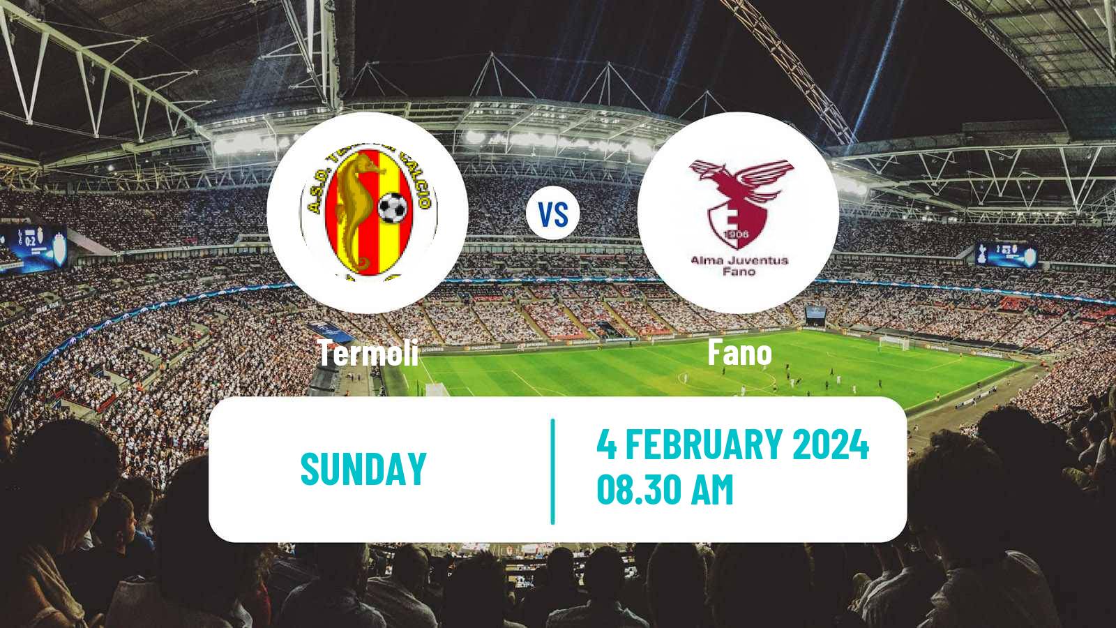 Soccer Italian Serie D - Group F Termoli - Fano