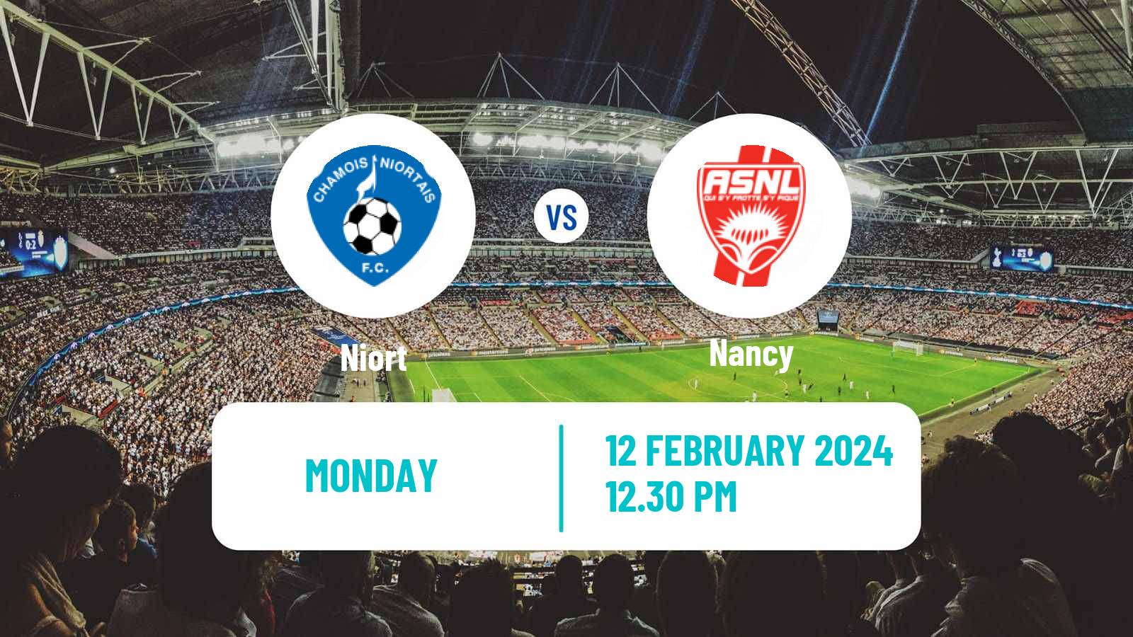 Football French National League Niort - Nancy