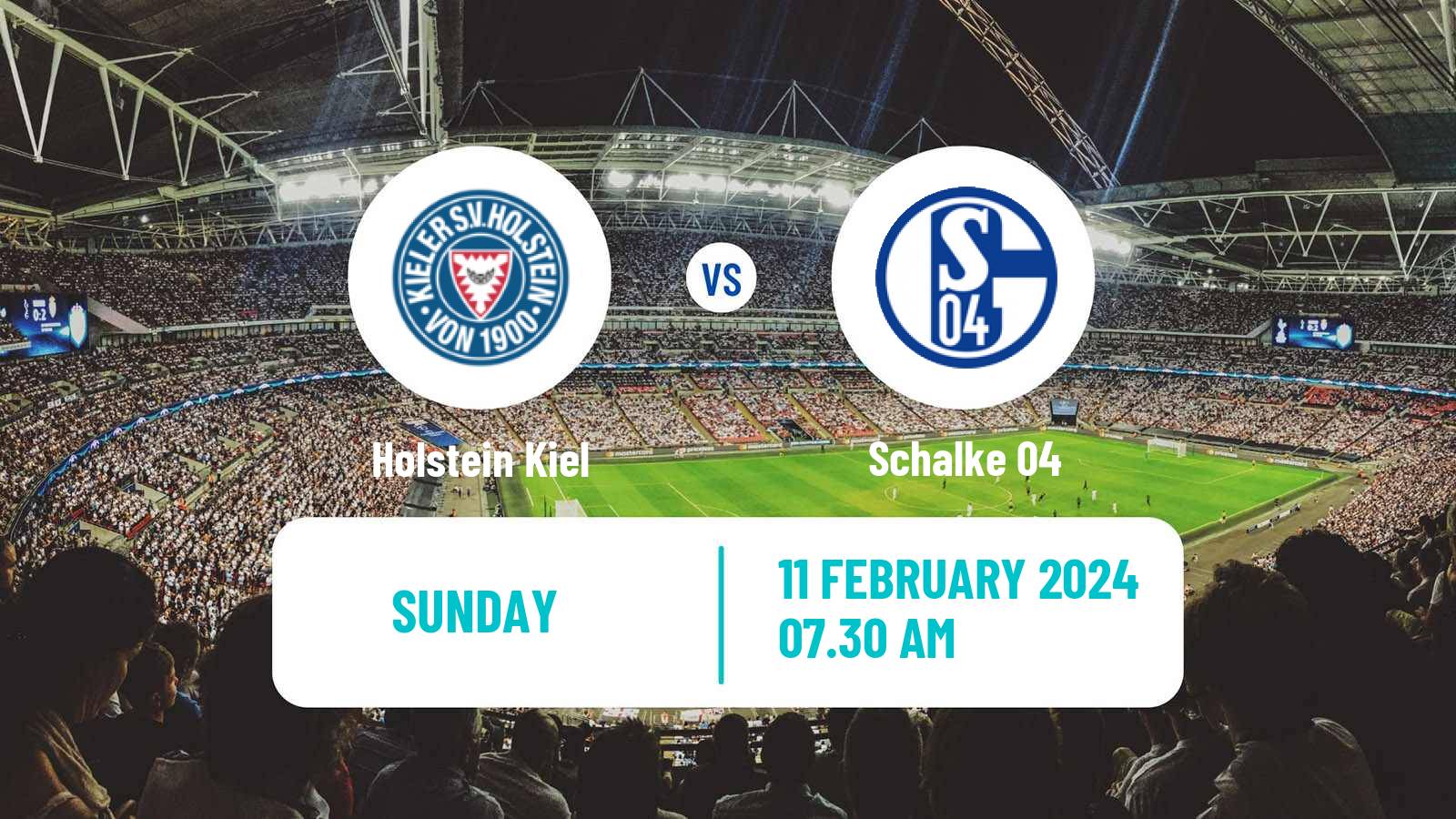 Soccer German 2 Bundesliga Holstein Kiel - Schalke 04