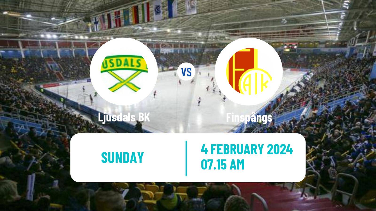 Bandy Swedish Allsvenskan Bandy Ljusdal - Finspångs