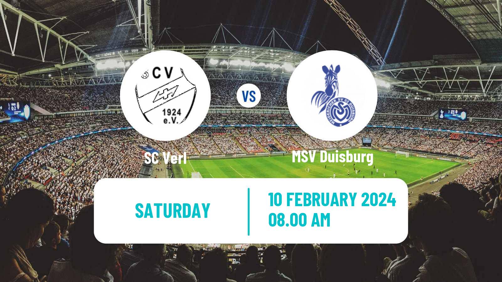Soccer German 3 Bundesliga Verl - Duisburg