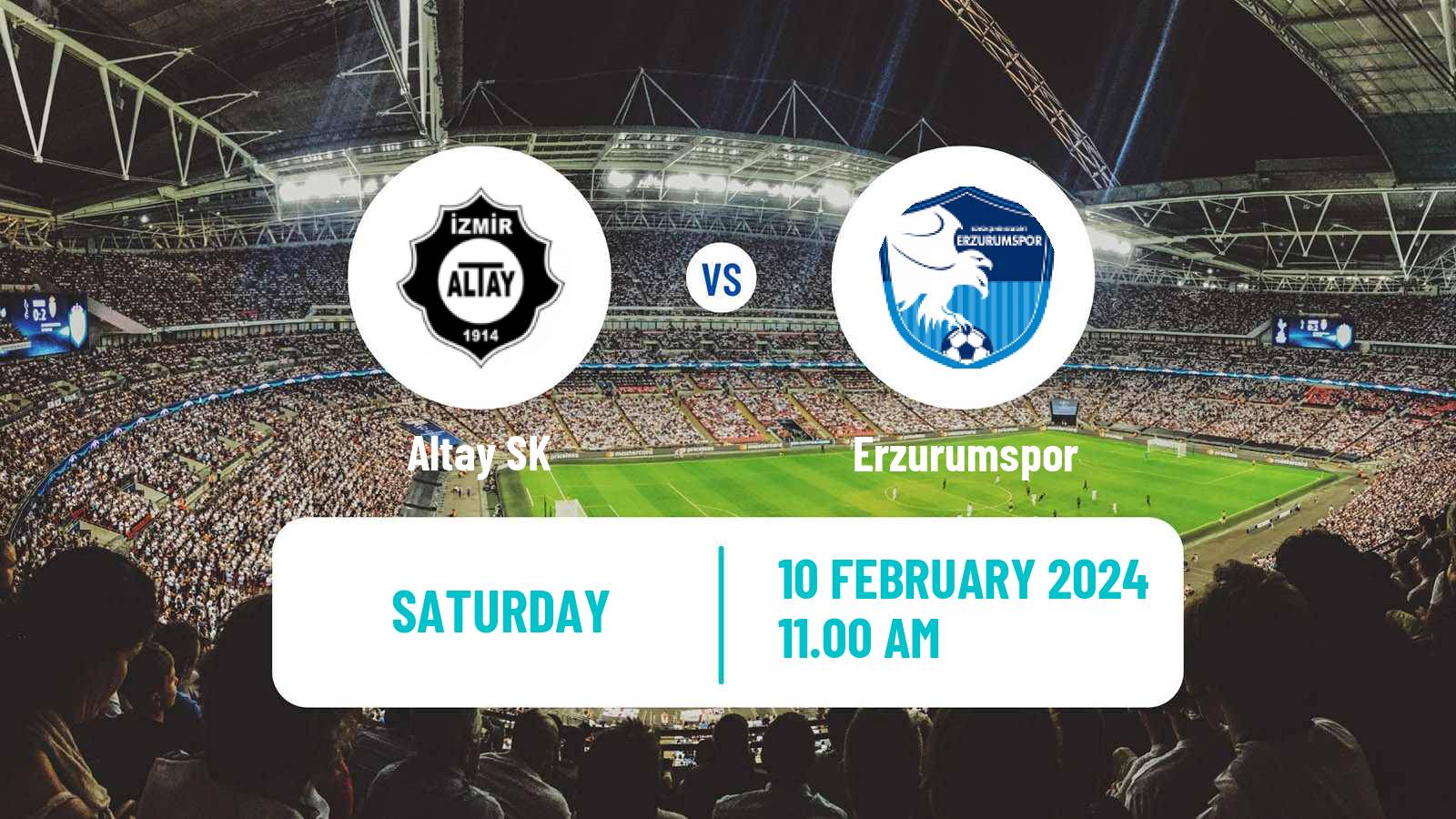 Soccer Turkish First League Altay - Erzurumspor