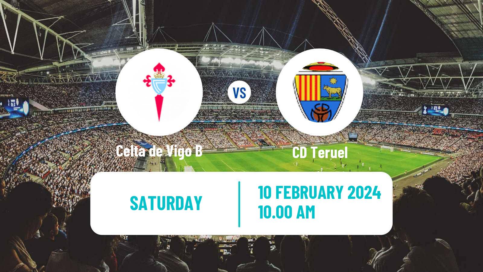 Football Spanish Primera RFEF Group 1 Celta de Vigo B - Teruel
