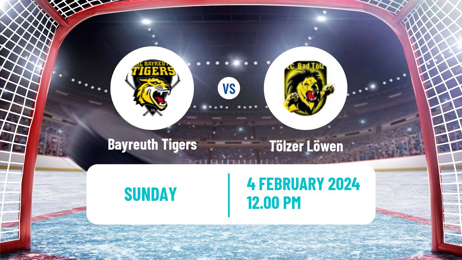 Hockey German Oberliga South Hockey Bayreuth Tigers - Tölzer Löwen