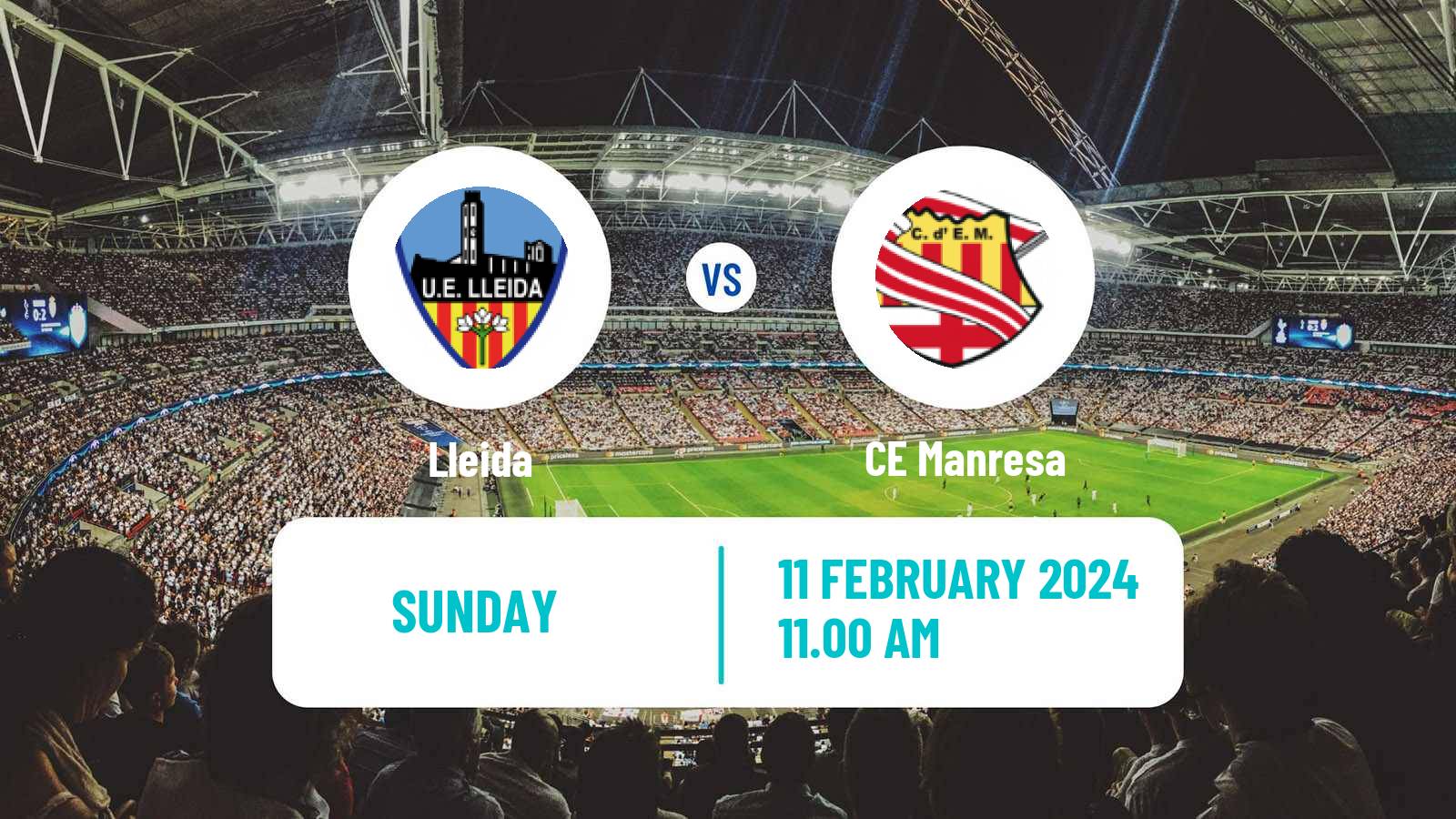 Soccer Spanish Segunda RFEF - Group 3 Lleida - Manresa