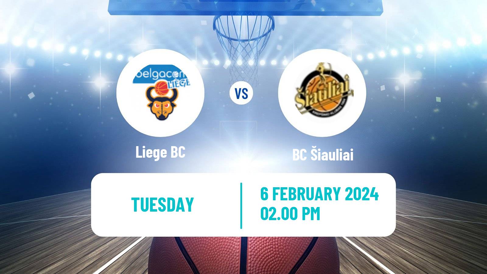 Basketball ENBL Liege - Šiauliai
