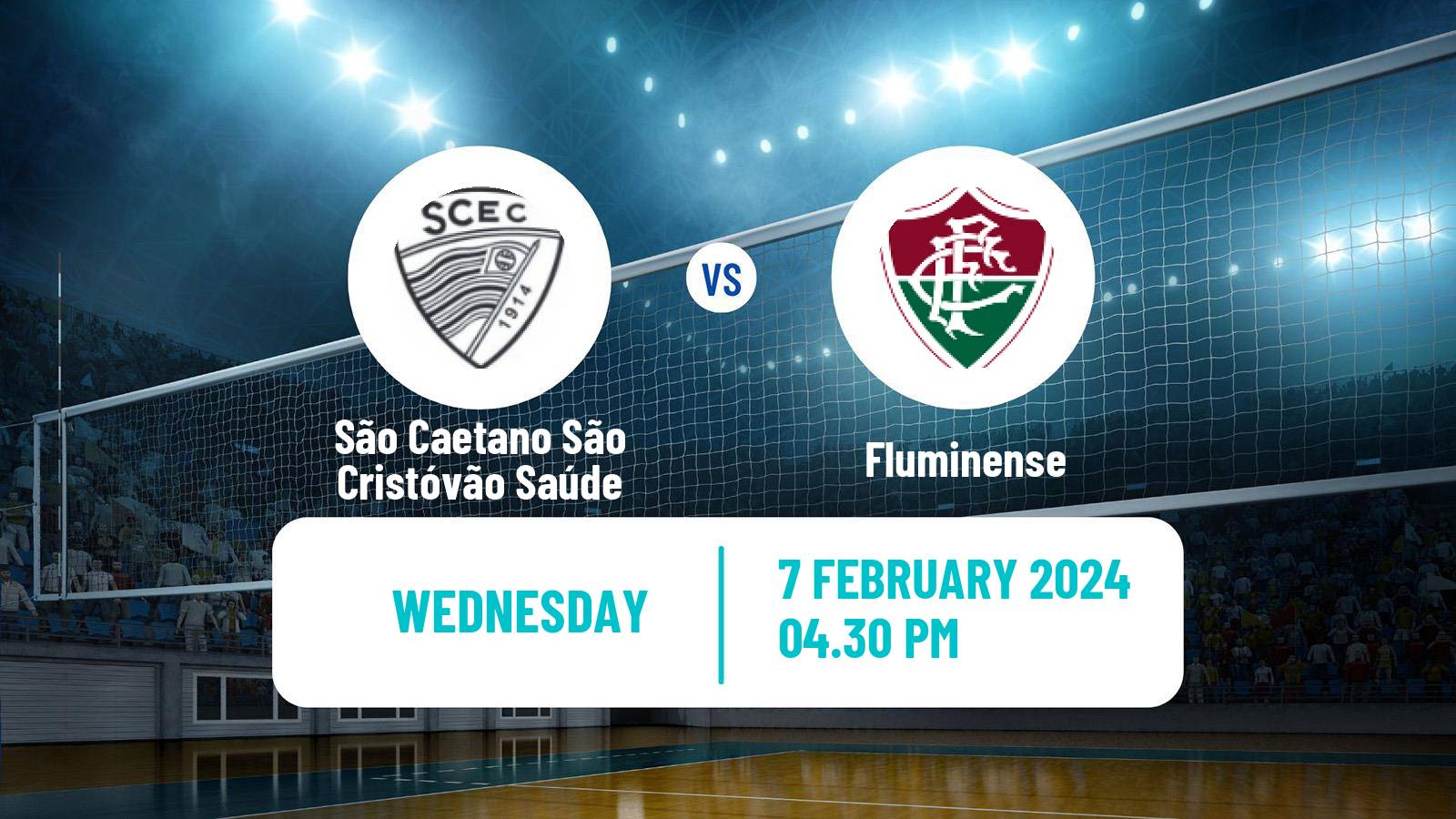 Volleyball Brazilian SuperLiga Volleyball Women São Caetano São Cristóvão Saúde - Fluminense