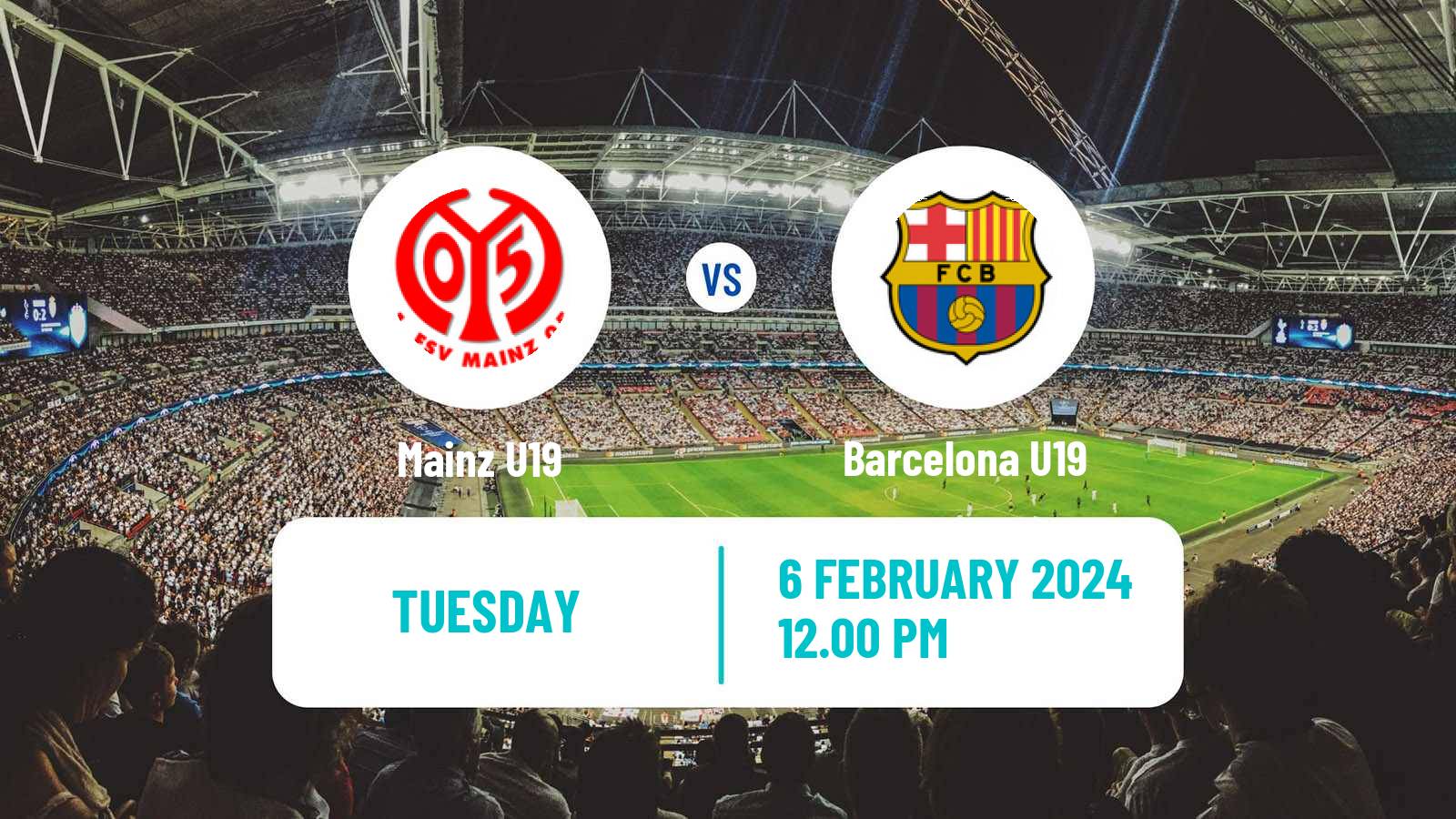 Soccer UEFA Youth League Mainz U19 - Barcelona U19