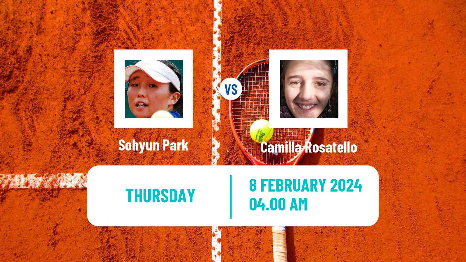 Tennis Mumbai Challenger Women Sohyun Park - Camilla Rosatello