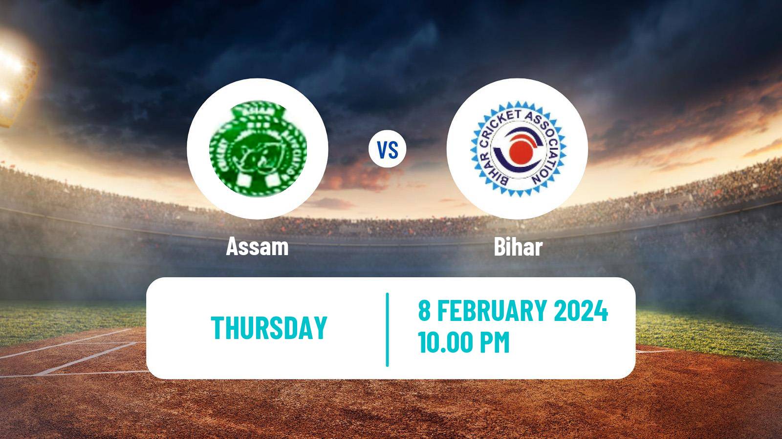 Cricket Ranji Trophy Assam - Bihar