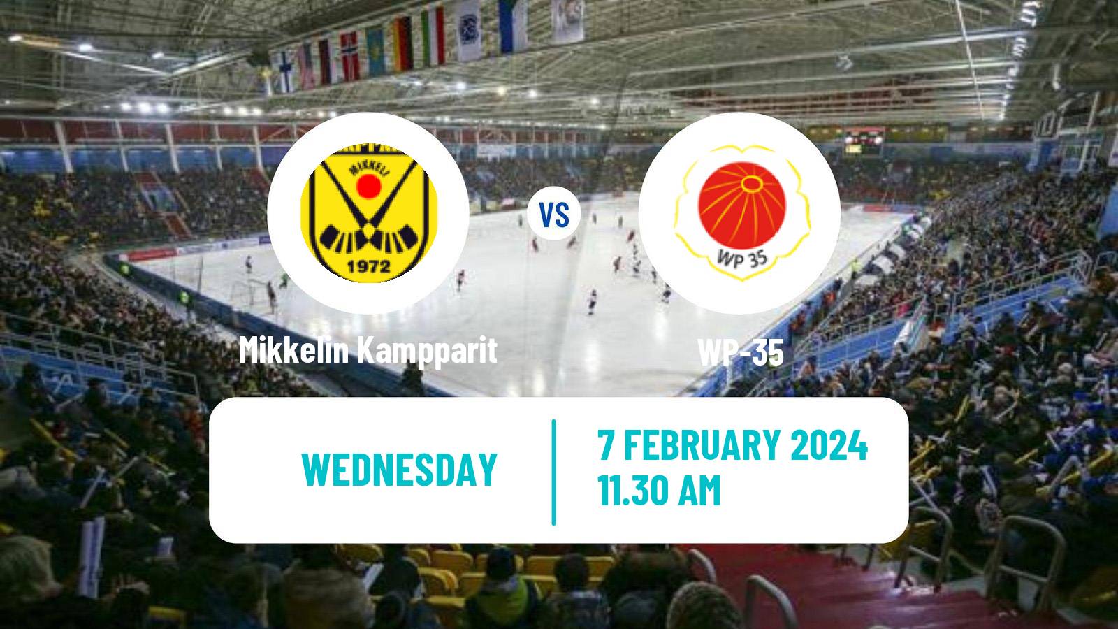 Bandy Finnish Bandyliiga Mikkelin Kampparit - WP-35