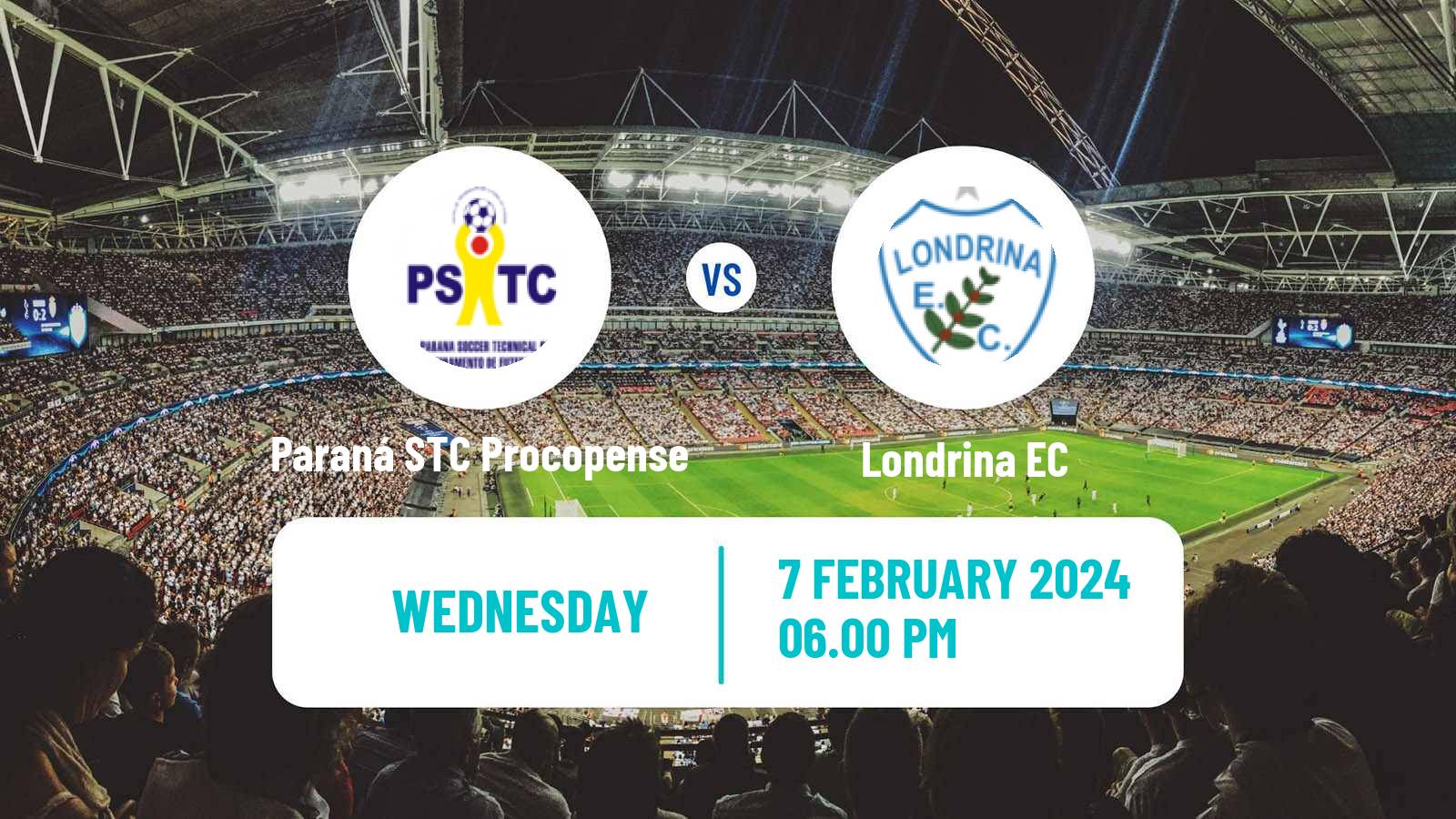 Soccer Brazilian Campeonato Paranaense Paraná STC Procopense - Londrina