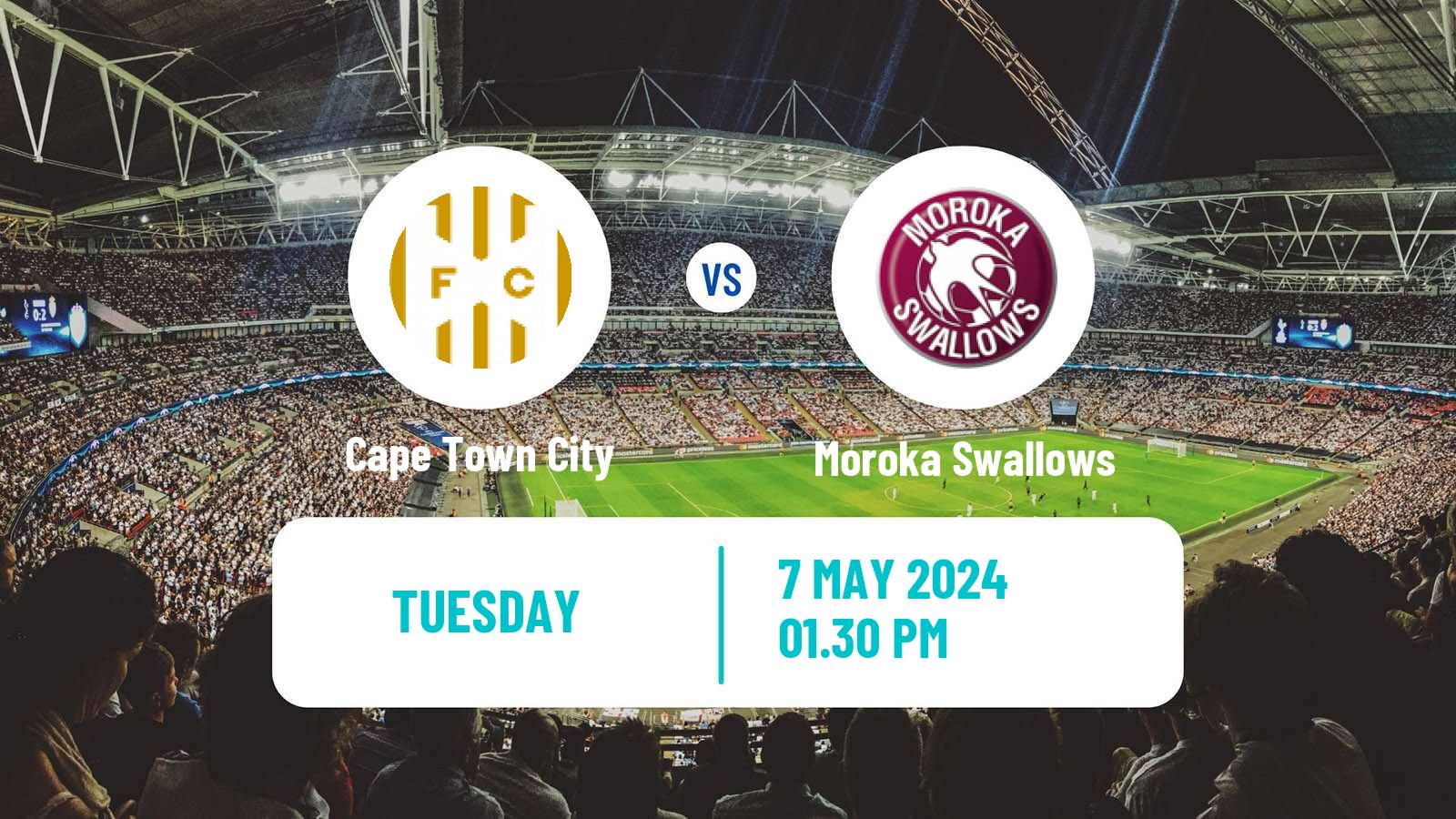 Soccer South African Premier Soccer League Cape Town City - Moroka Swallows