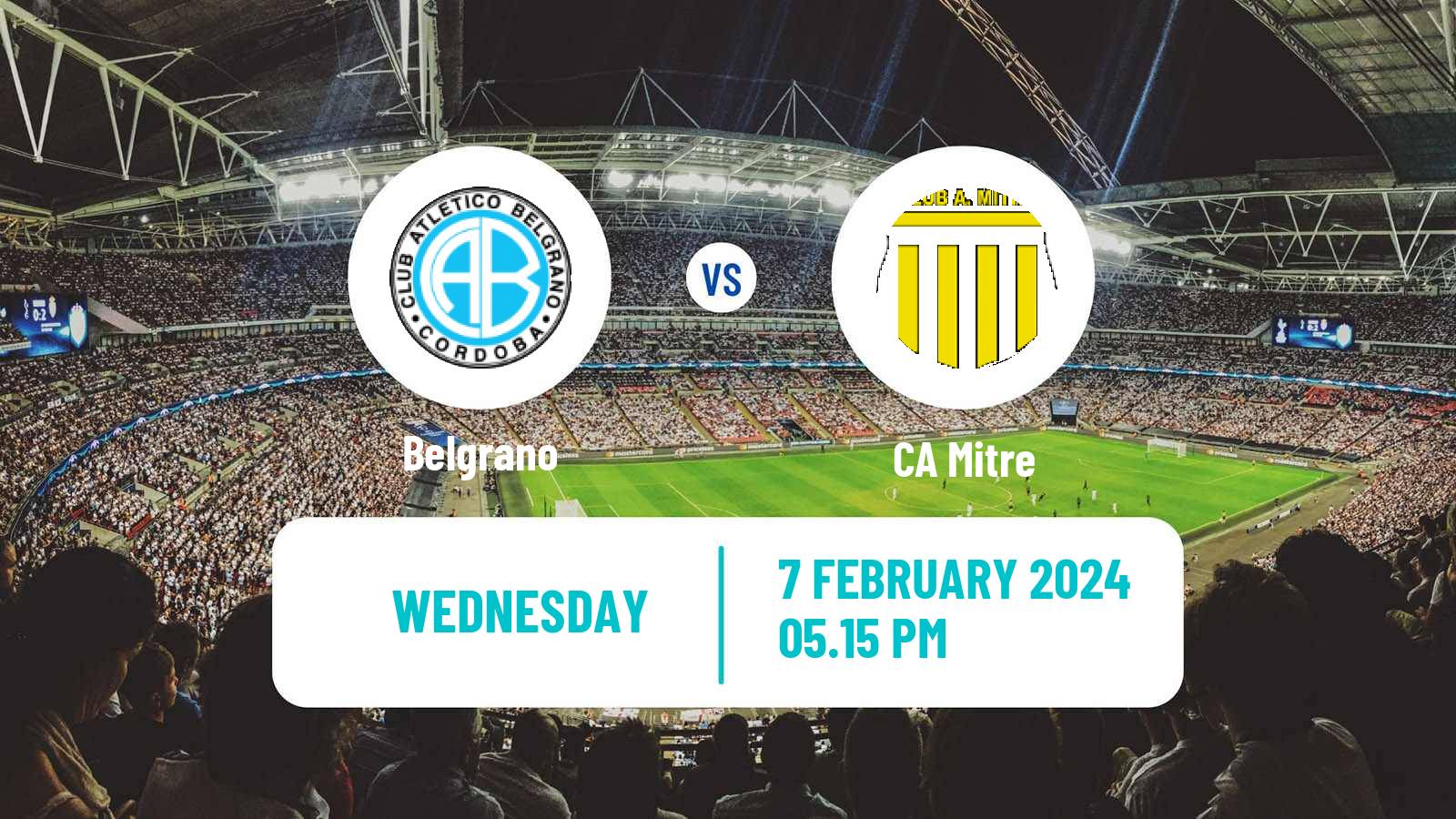 Soccer Copa Argentina Belgrano - Mitre