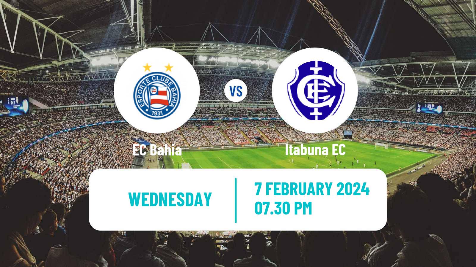 Soccer Brazilian Campeonato Baiano Bahia - Itabuna