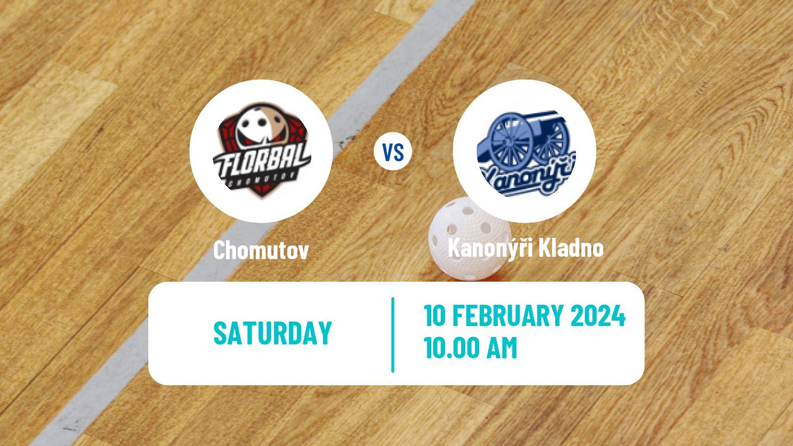 Floorball Czech 1 Liga Floorball Chomutov - Kanonýři Kladno